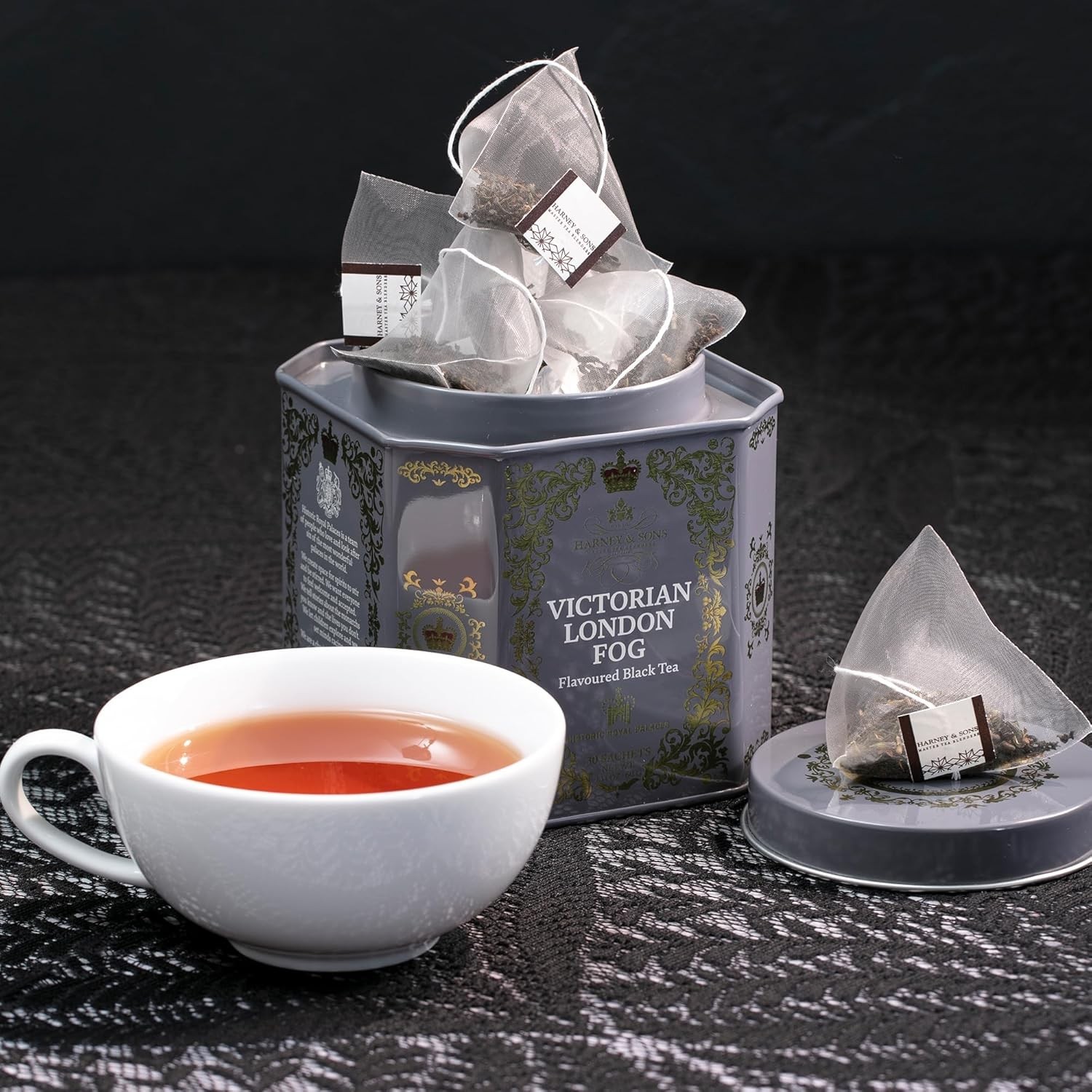Victorian London Fog Tea, Black & Oolong Tea with Vanilla, Citrus & Lavender,…