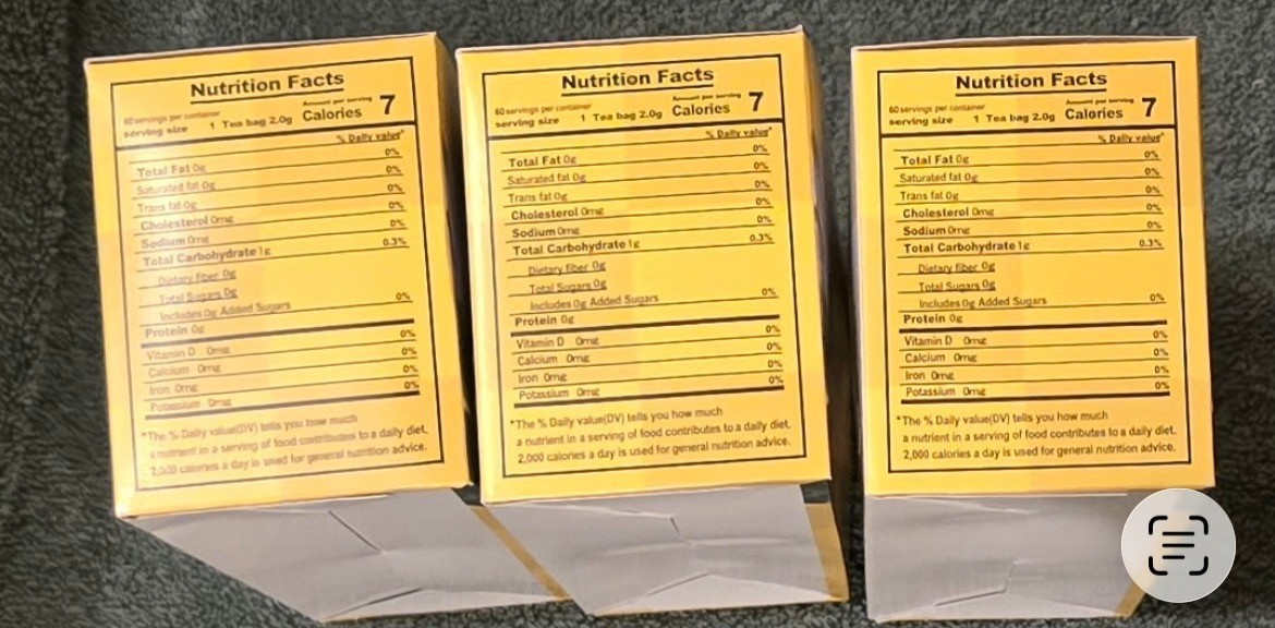 Enagic Kangen Ukon Turmeric Tea 60 Bags, Organic