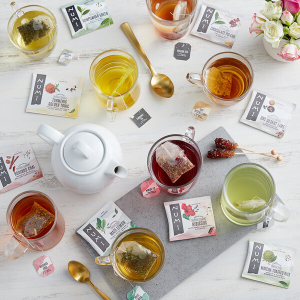 Numi Organic Tea Bags – 100/Case (select flavor below)