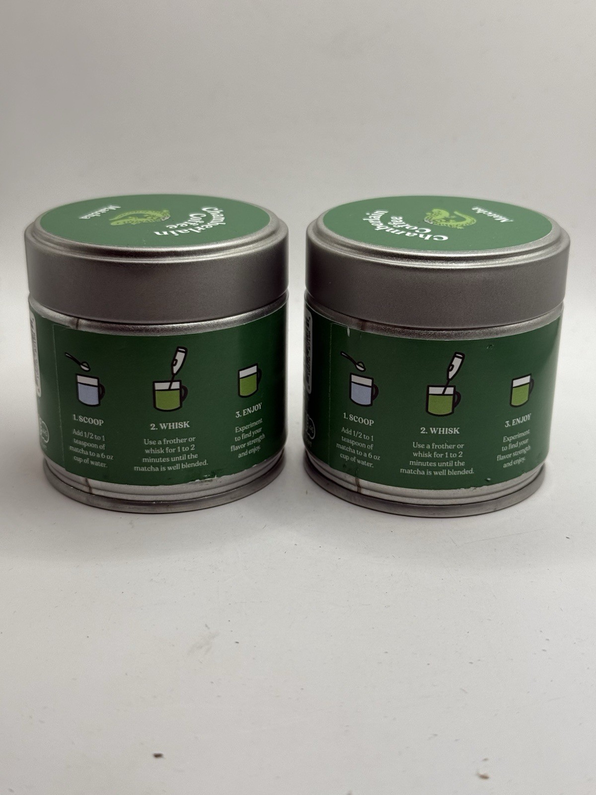 2x Chamberlain Coffee Ceremonial Matcha Green Tea Powder Japanese 1.06 oz Each