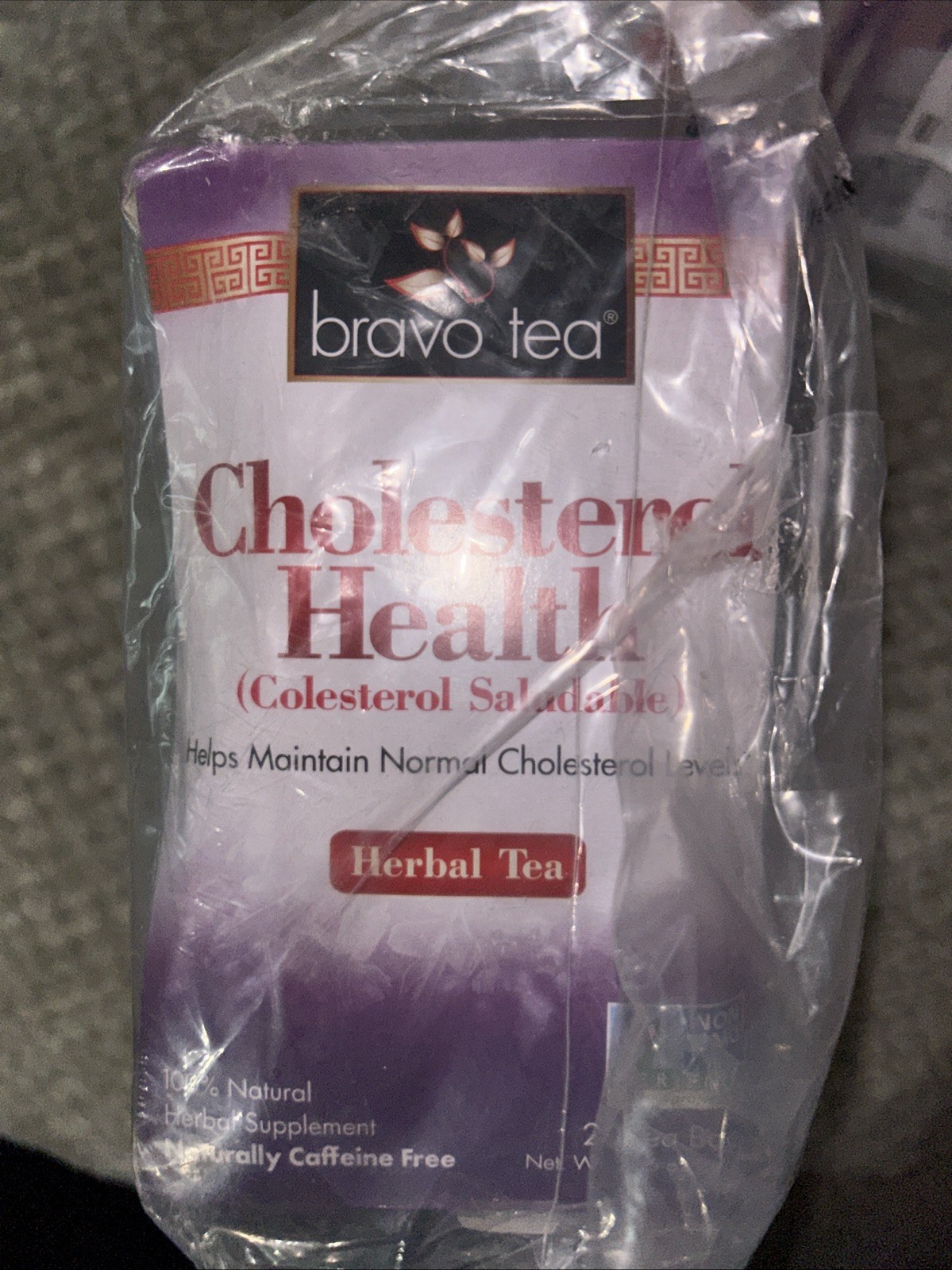 Cholesterol Health Tea 20 Bags By Bravo Tea & Herbs X2 BOXES