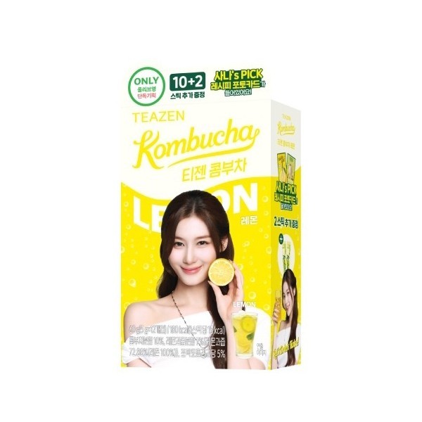 TWICE TEAZEN Kombucha 10+2 Sticks Recipe Photo Card Edition 9 Flavors
