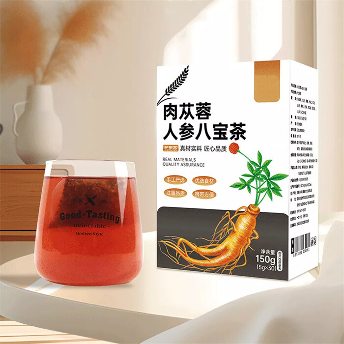Men’s Tea Cistanche Ginseng Eight Treasure Tea Wolfberry Mulberry Maca Tea USA