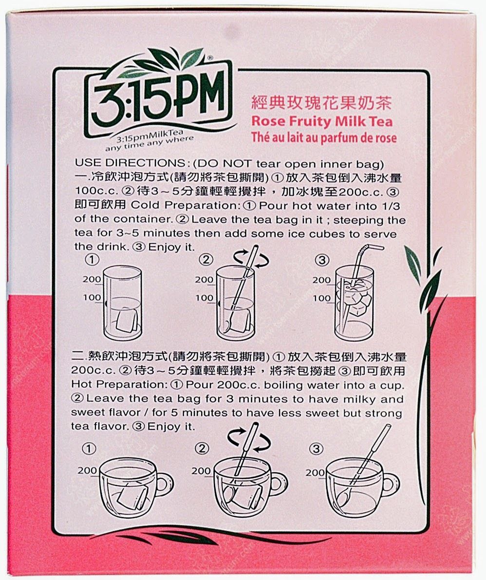 3:15pm Instant Milk Boba Bubble Tea 10 bags 6 Different Flavors Free Shipping