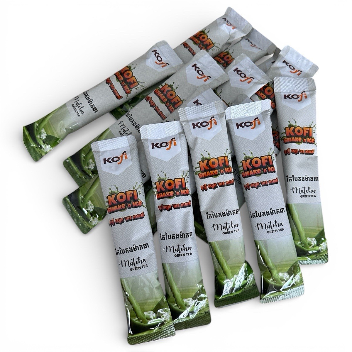KOFI Shake ‘n Ice Match Green Tea (15 sticks x 35g) ផលិតផលរបស់ប្រទេសកម្ពុជា