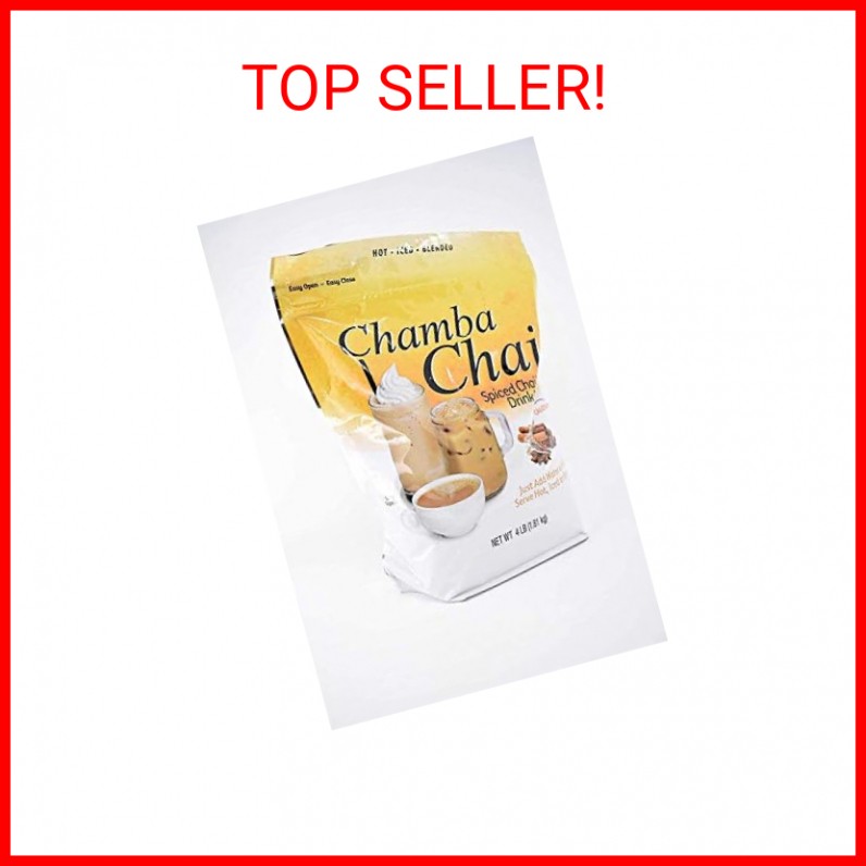 Chamba Chai Spiced Chai Latte Drink Mix (4lb Resealable Bag)