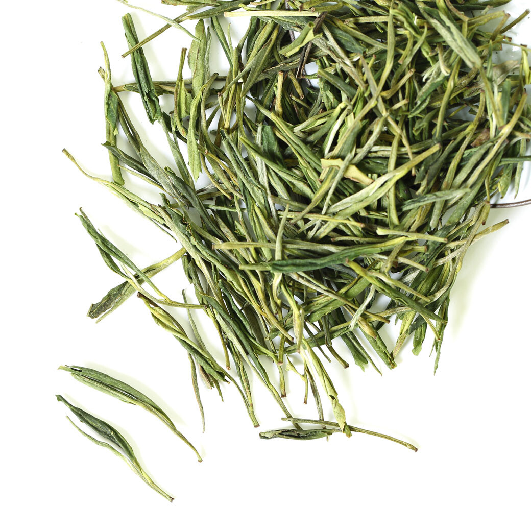 GOARTEA Premium Anji Baicha Baipian White Slice Tea Spring Chinese GREEN TEA