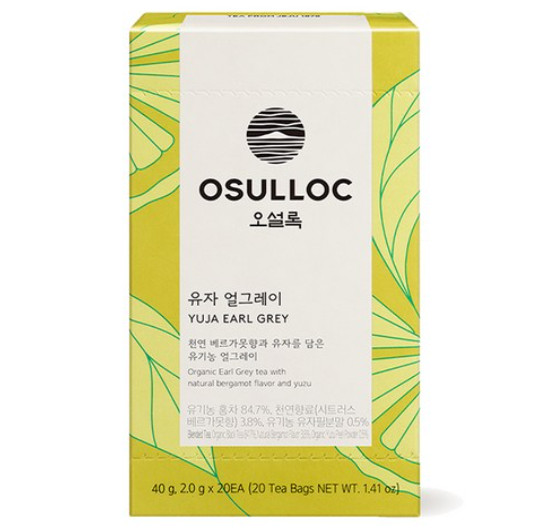 Osulloc Jeju Pure Green Tea Bags 2g 20 Bags 1 Pack