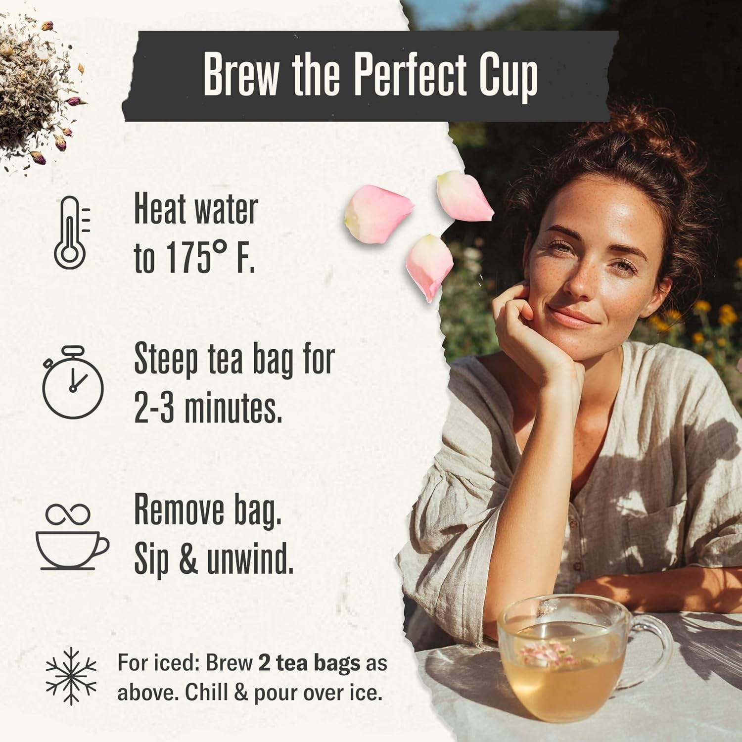 Numi Organic White Rose Tea 16 Bags Low Caffeine Fragrant