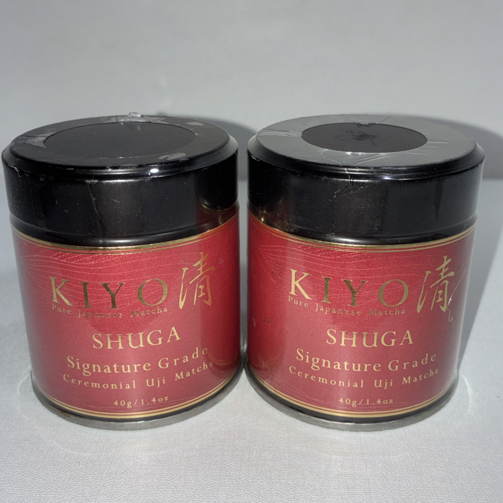 2 Sealed Kiyo Shrugs Signature Grade Ceremonial Uji Matcha 40 G Each