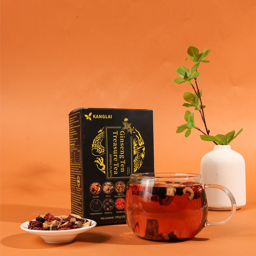 Ginseng Ten Treasures Tea Nourishing Yin Tonifying Kidney Tea Liver Tea 10pcs