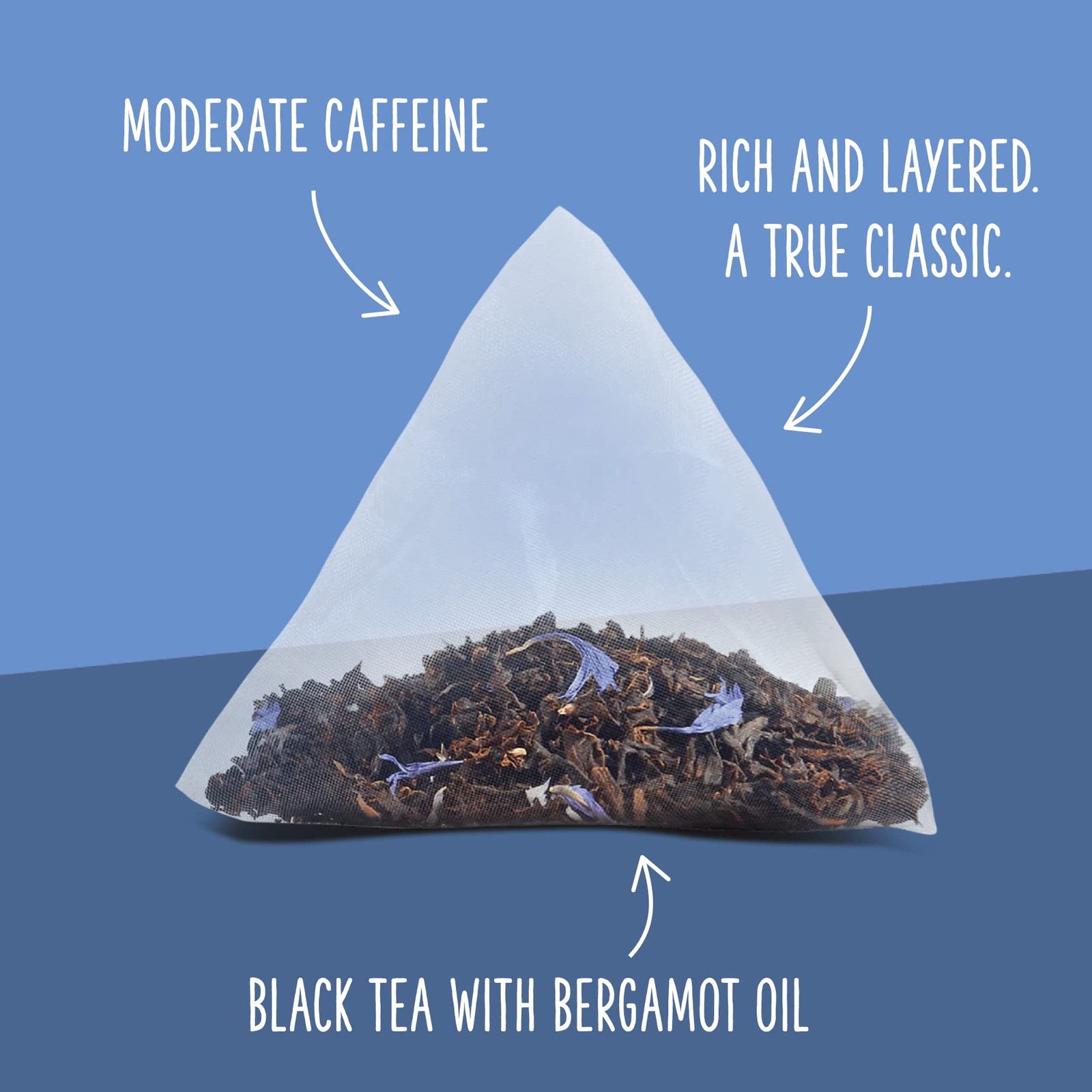 Two Leaves and a Bud Organic Earl Grey Tea Bags, Whole Leaf Caffeinated Black…