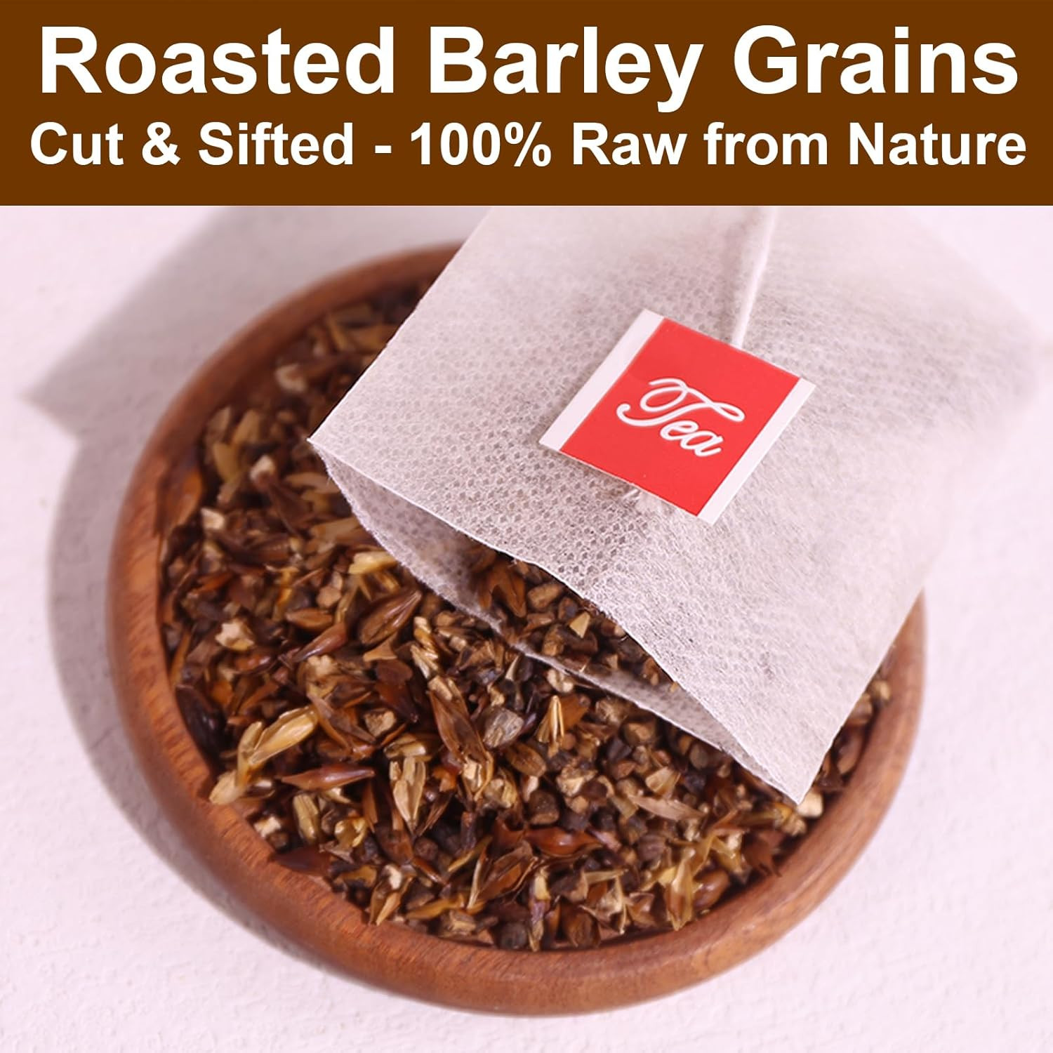 – Barley Tea, 4G X 50 Count – Premium Natural Roasted Barley Grain – Mild Baking