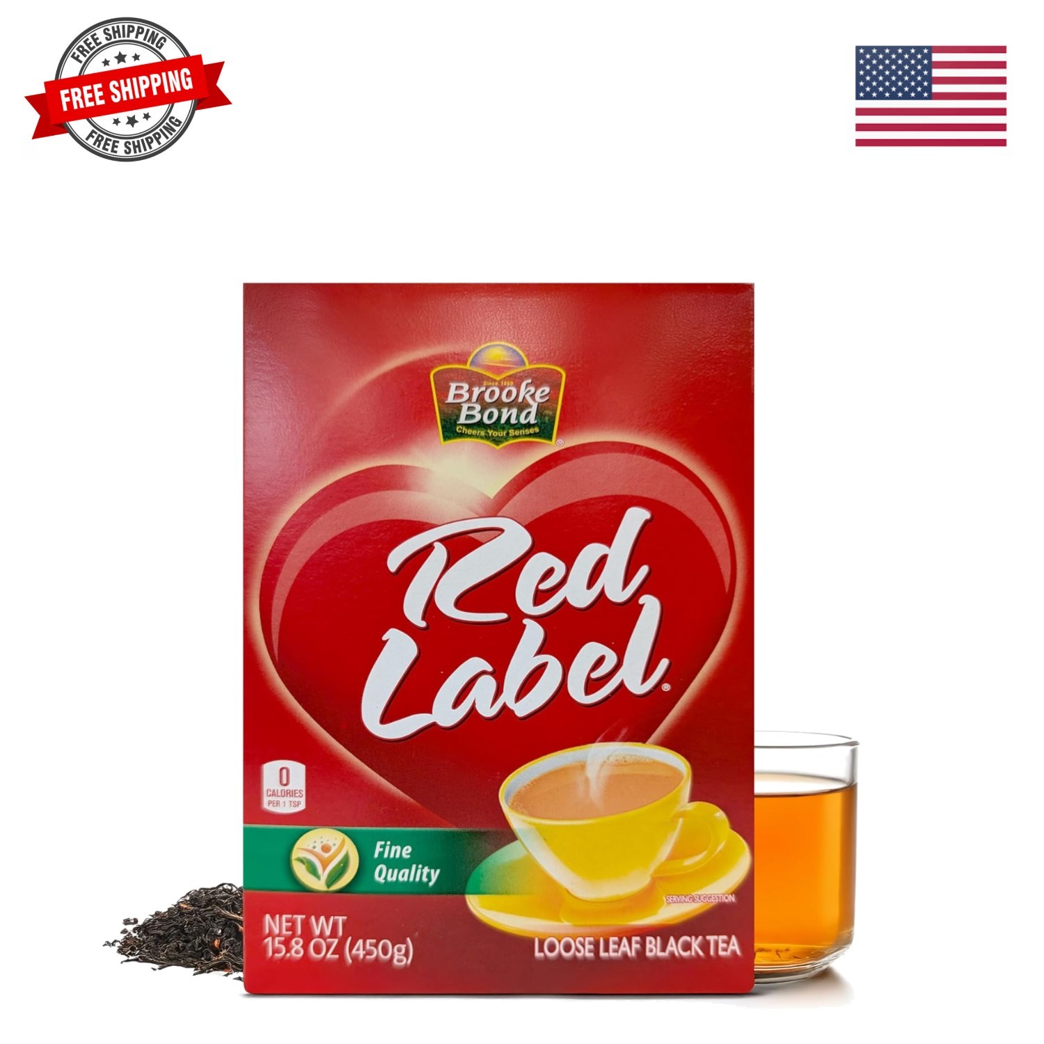Red Label Tea | Loose Tea | | Black Tea | Indian Chai | Rich & Refreshing Fl…