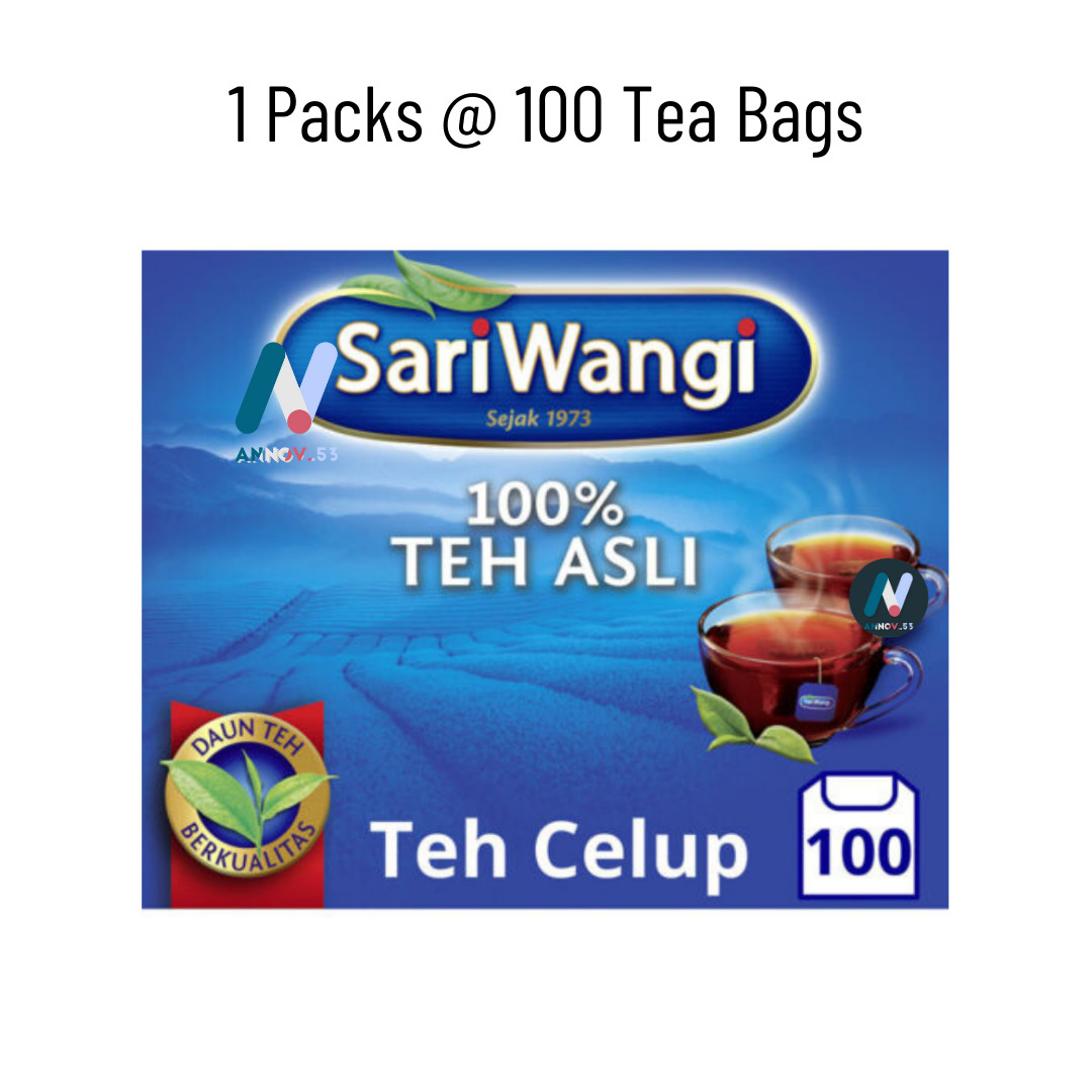SARIWANGI Premium Black Tea Original Indonesian Fragrance Legendary 100 Tea Bags