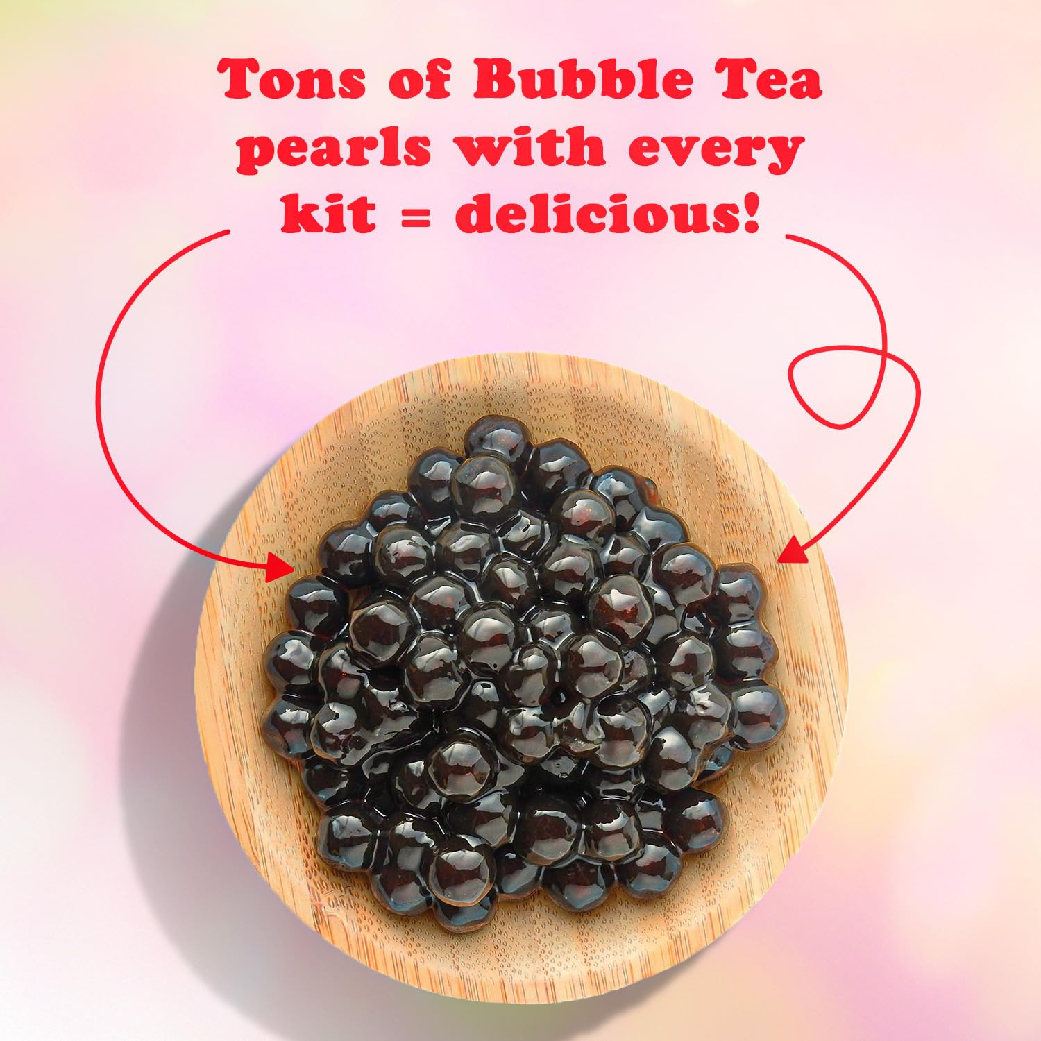 Bubble Tea Kit, Brown Sugar – Instant Milk Tea Powder with Authentic Tapioca Pea