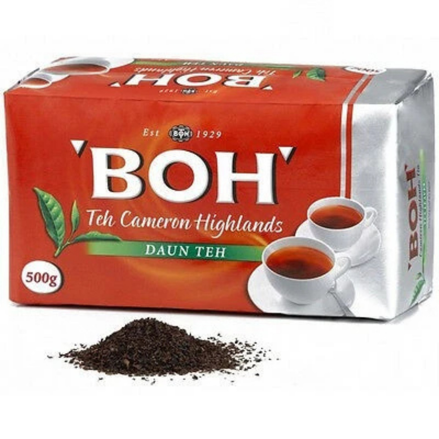 BOH TEA LEAVES MALAYSIA AUTHENTIC TASTE CAMERON HIGHLAND 500gm x2 DHL EXPRESS