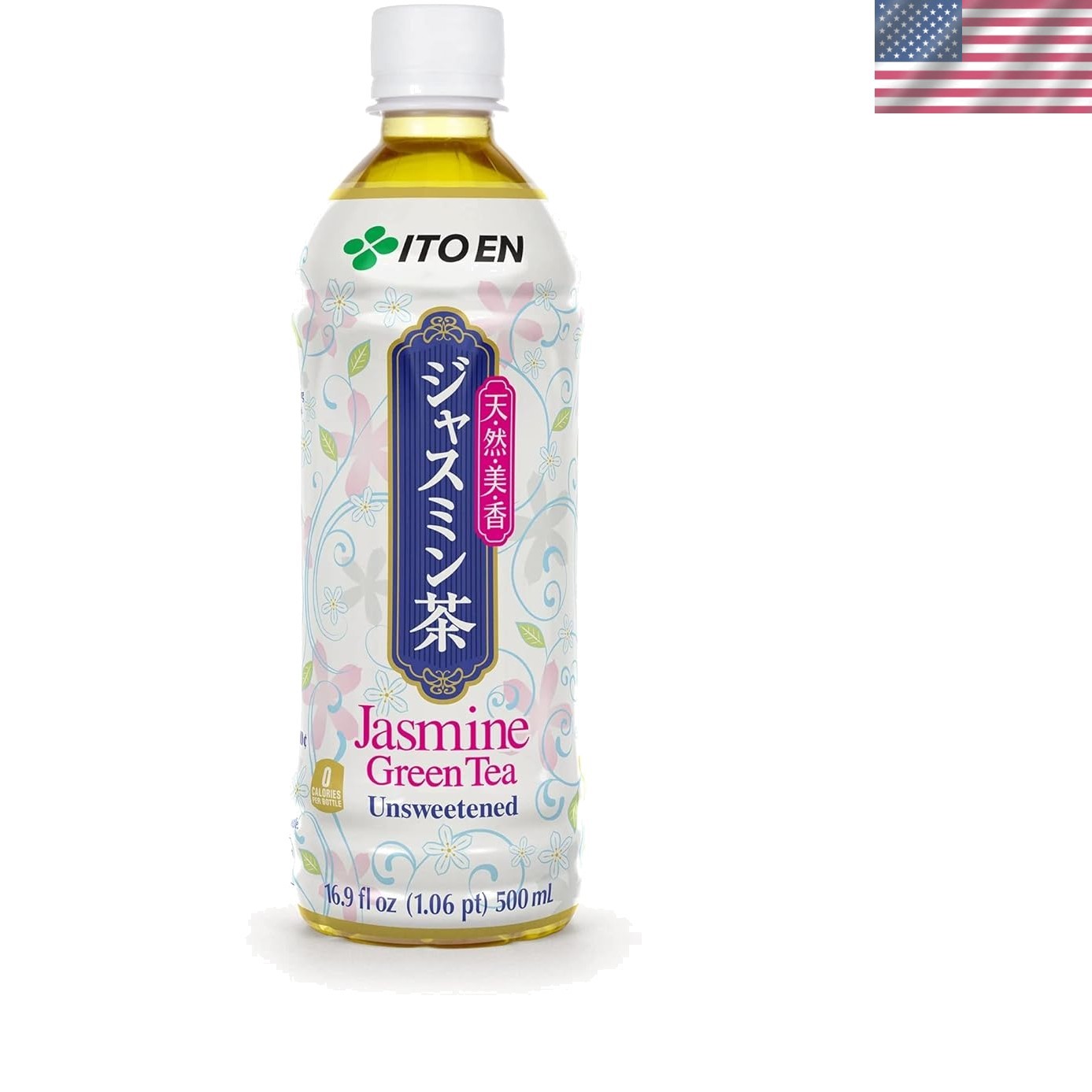 Jasmine Green Tea Unsweetened 16.9 Fluid Ounce Pack of 12, 0 Calories…