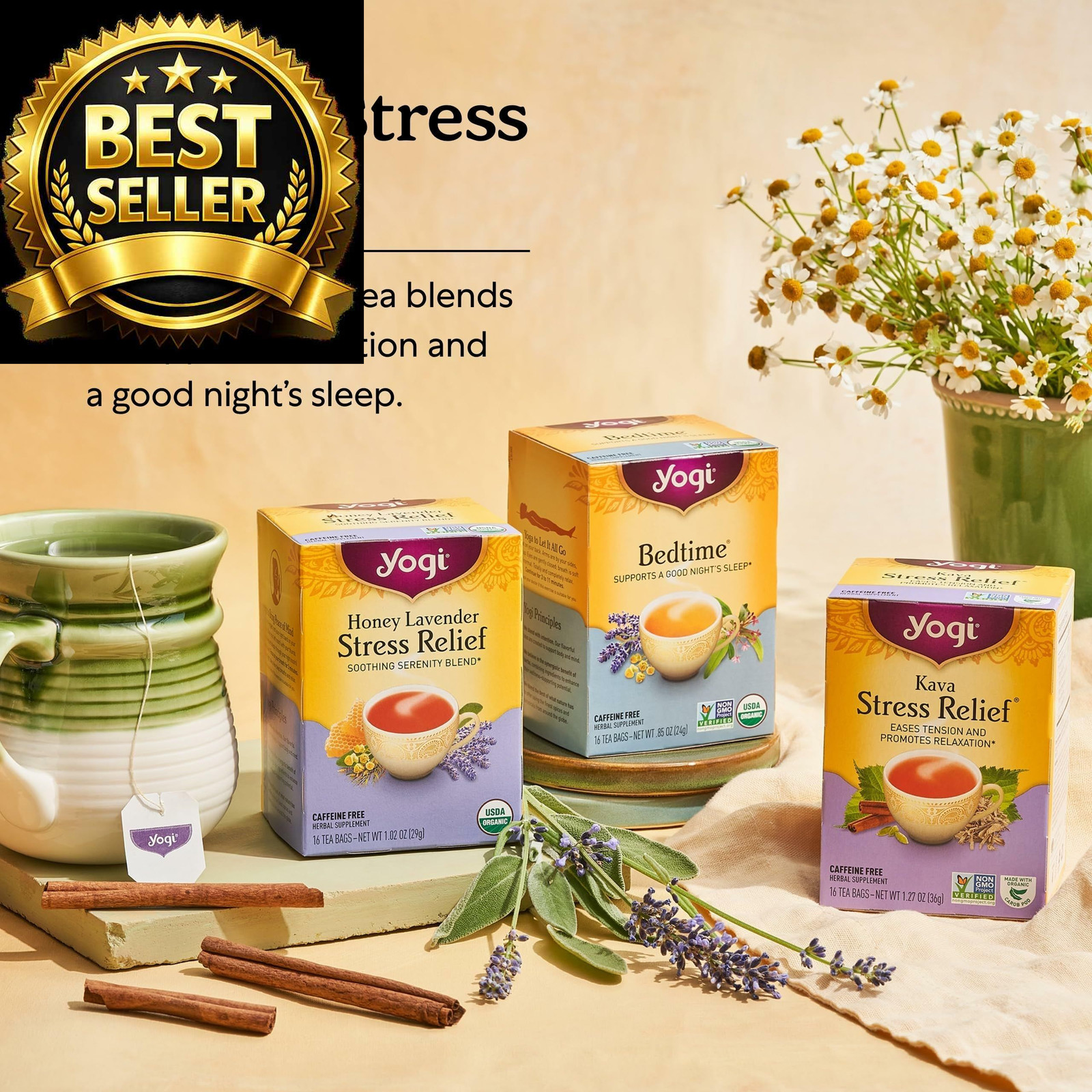 Yogi Tea – Bedtime (6 Pack) – Supports a Good Night’s 16 Count (Pack of 6)