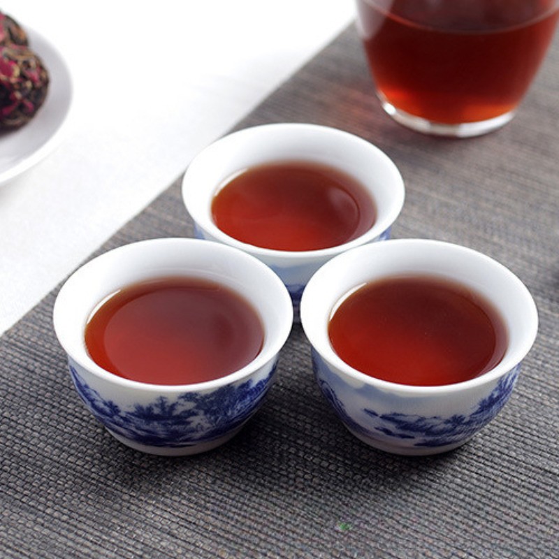 120g Authentic Yunnan Rose Pu’er Tea Flower Honey Fragrance Canned Long Zhu