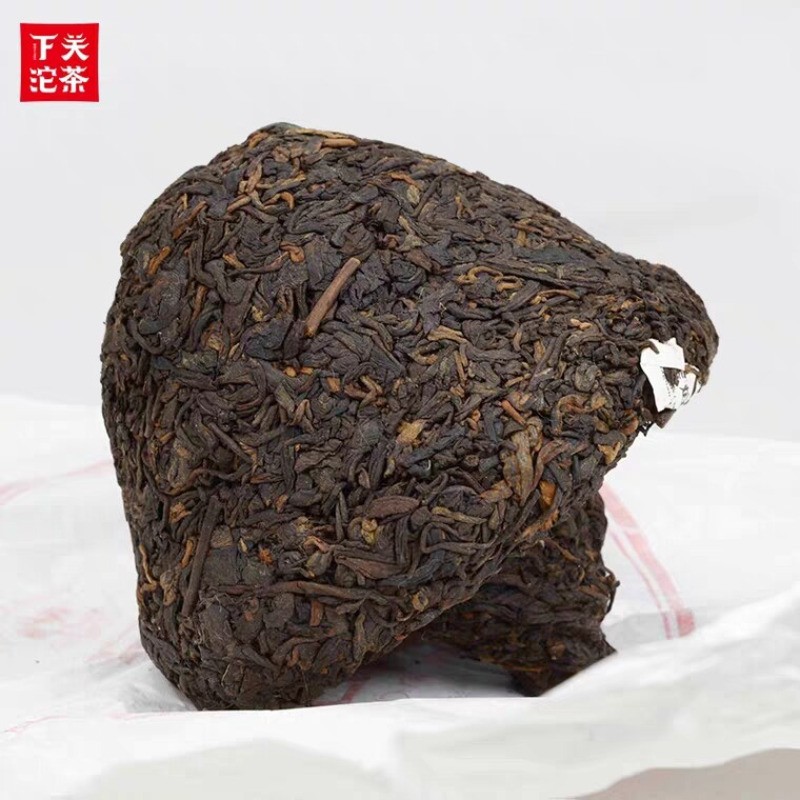 250g 2015 Xiaguan Tibetan Bao Yan Jin Cha Mushroom Shaped Ripe Pu-erh Puer Tea