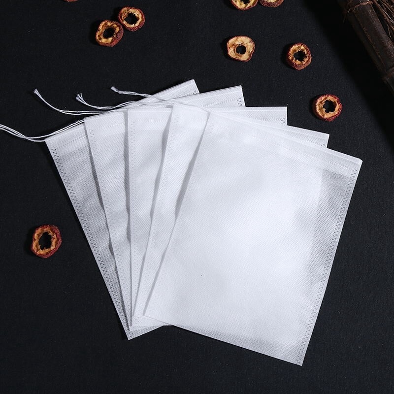 Non-woven Tea Filter Herb Loose Paper Empty Teabags Disposable Bag String LOT