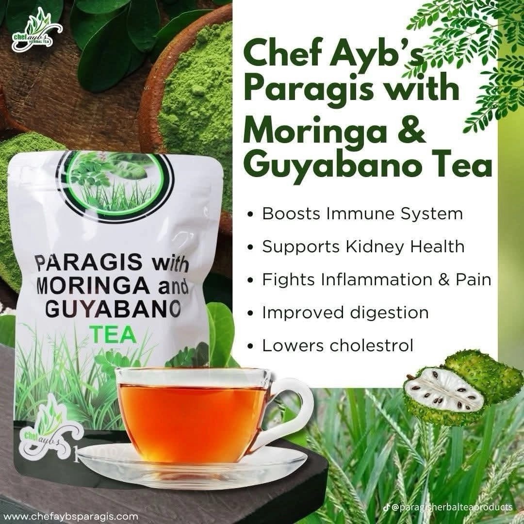 Chef Aybs Paragis Tea with Moringa and Guyabano Chef Ayb’s (20 Tea bags) 2 Pack