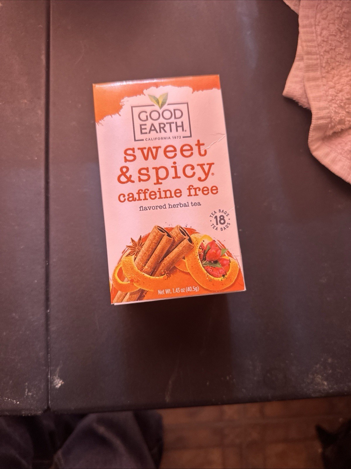 2 Pack Good Earth Sweet & Spicy Original Blend 18 Tea Bags Exp 06/26 Made in UK