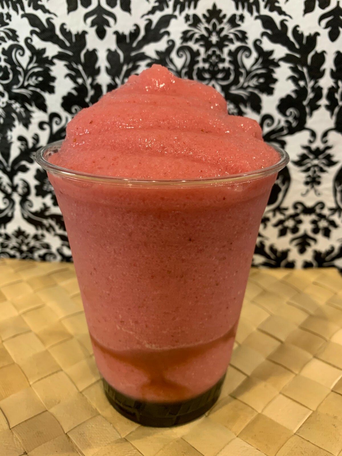 Premium MANGO STRAWBERRY Powder Boba Bubble Tea Tapioca Pearl Smoothie 12 oz