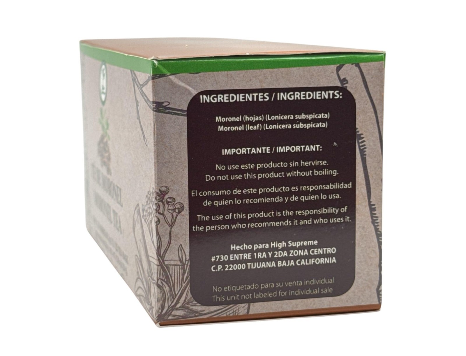 Moronel Herbal Tea Naturally Caffeine Free Sustainably Grown Authentic Flavor