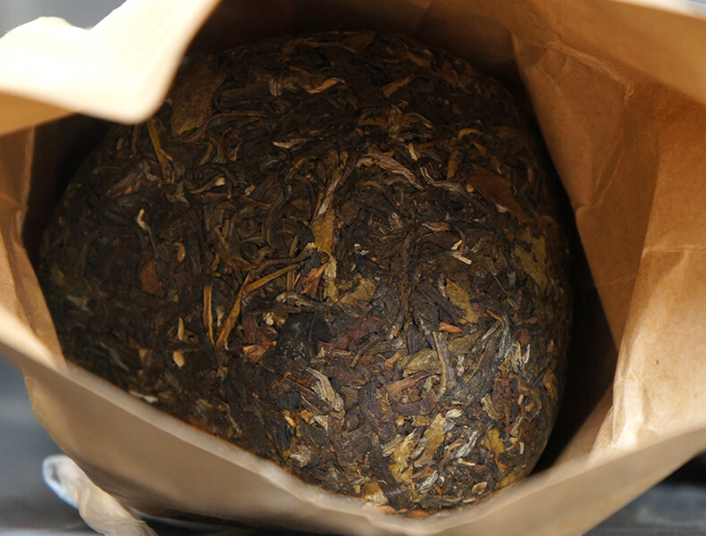 Xiaguan Holy Flame Tibetan Jincha Mushroom Shaped Puer Tea 2016 250g Raw Pu’er