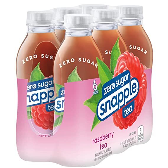 Snapple Diet Zero Sugar Raspberry 16 oz Bottles (Pack Of 6) Free Shipping
