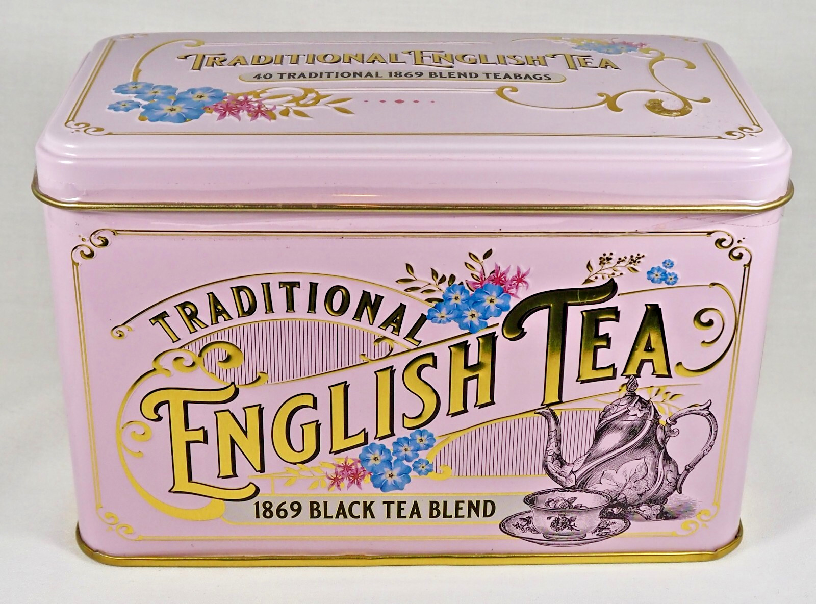 5.5″ x 3″ x 3.5″ Traditional English Black Tea Blend Canister