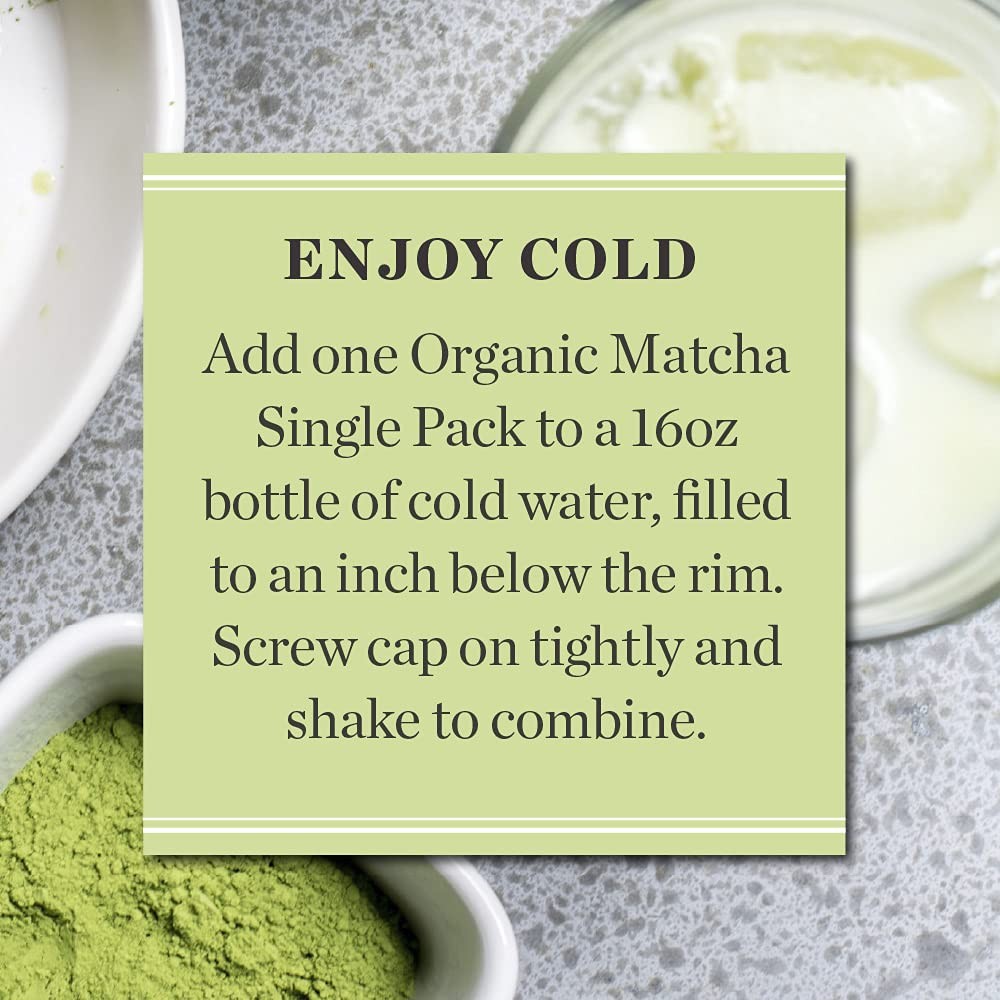 Mighty Leaf Tea, Organic Matcha Green Tea Singles – 1 Box of 12 Single Serve …