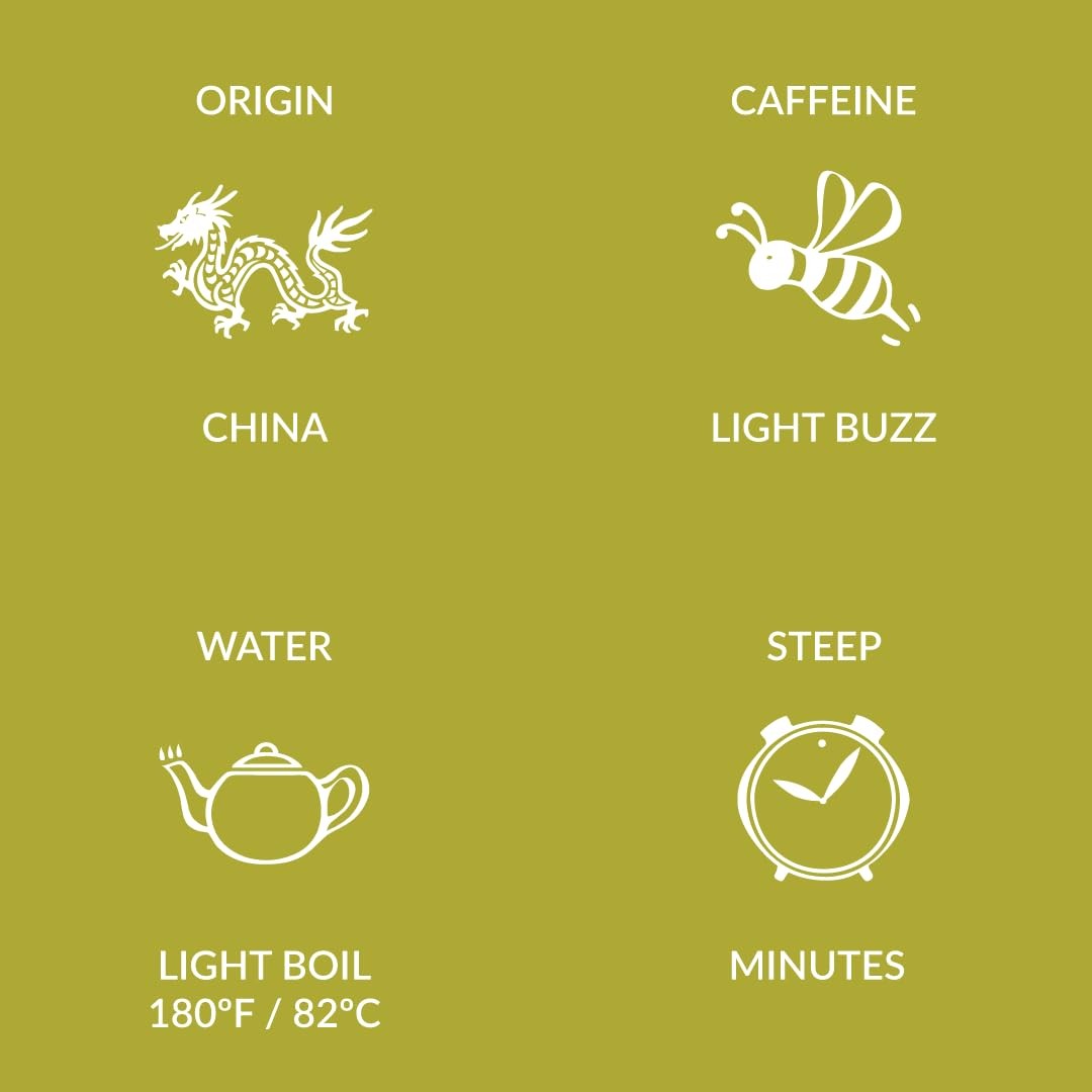 Two Leaves and a Bud Organic Tropical Green Tea Bags, Whole Leaf Green Tea in…