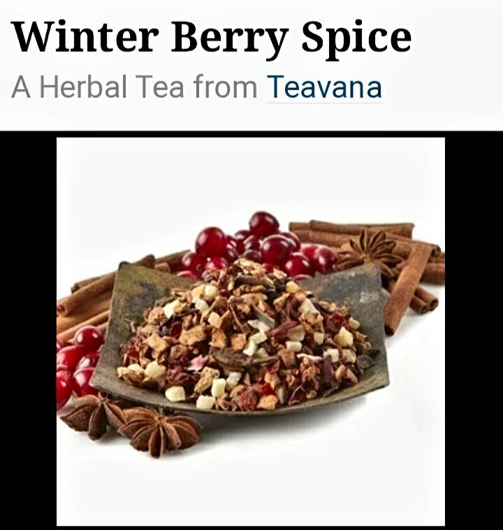 ⛄🎄 NEW! TEAVANA 2 OZ WINTER BERRY SPICE HERBAL TEA BLEND IN GRAY SEALED BAG! 🎄