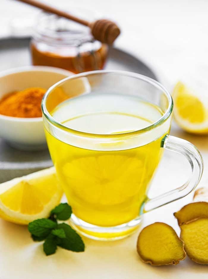 Herbal Cup Ayurveda Turmeric Lemon Ginger Organic Tea