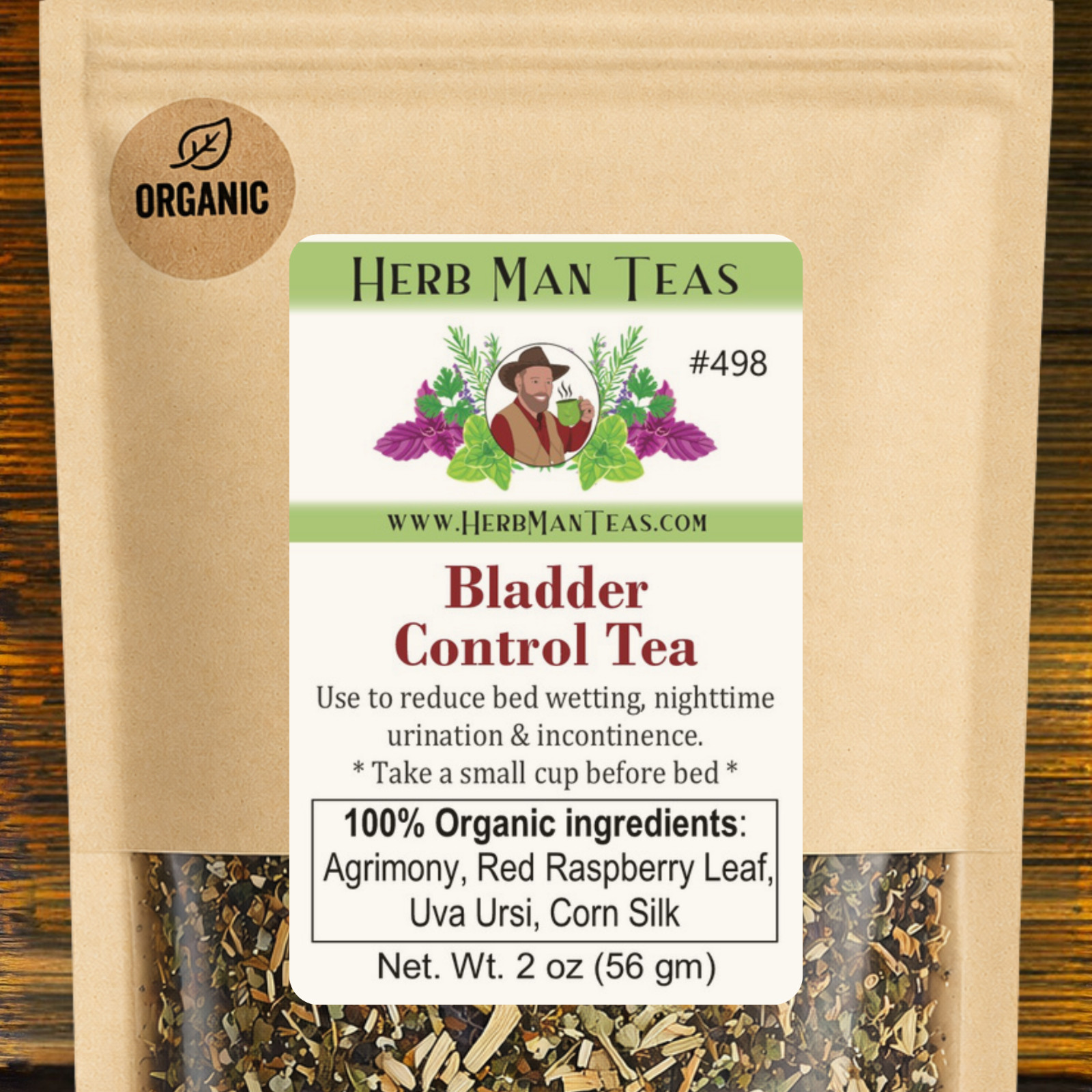 BLADDER CONTROL TEA – Stop urinating at night! Drink before bed & sleep better.