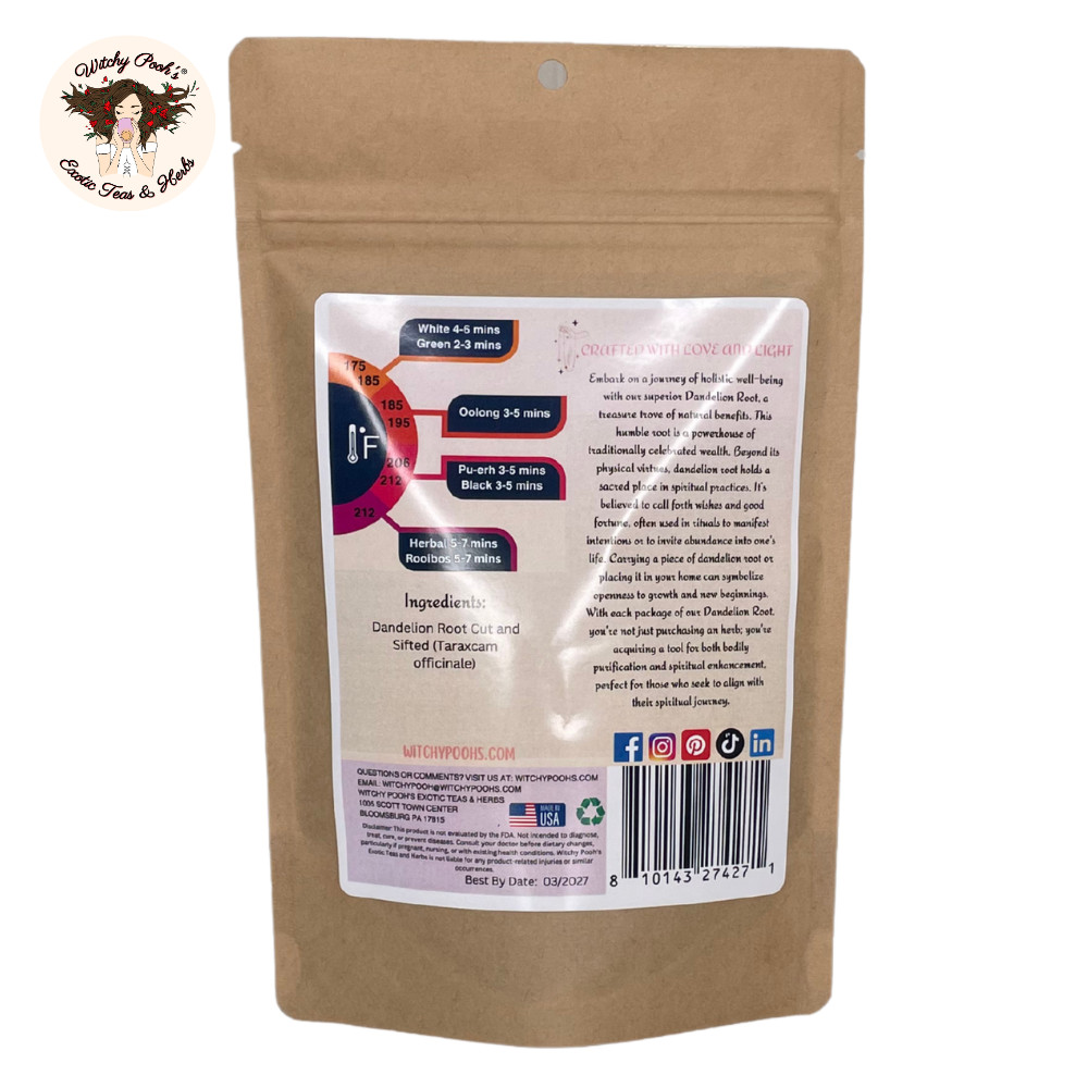 Dandelion Root Loose Leaf Herbal Functional Tea