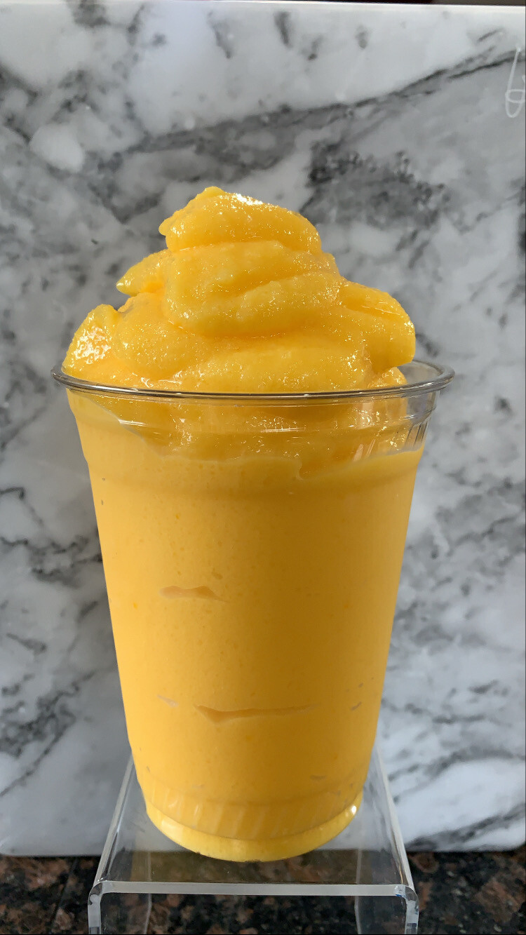 Premium MANGO STRAWBERRY Powder Boba Bubble Tea Tapioca Pearl Smoothie 12 oz
