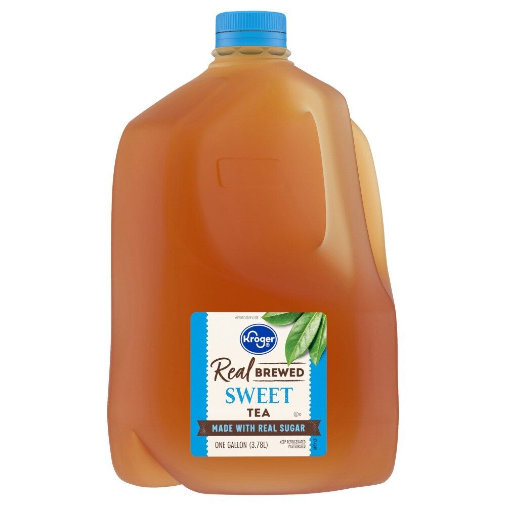 Kroger Real Brewed Caffeinated Sweet Iced Tea Gallon 1 gal – Pack of 3