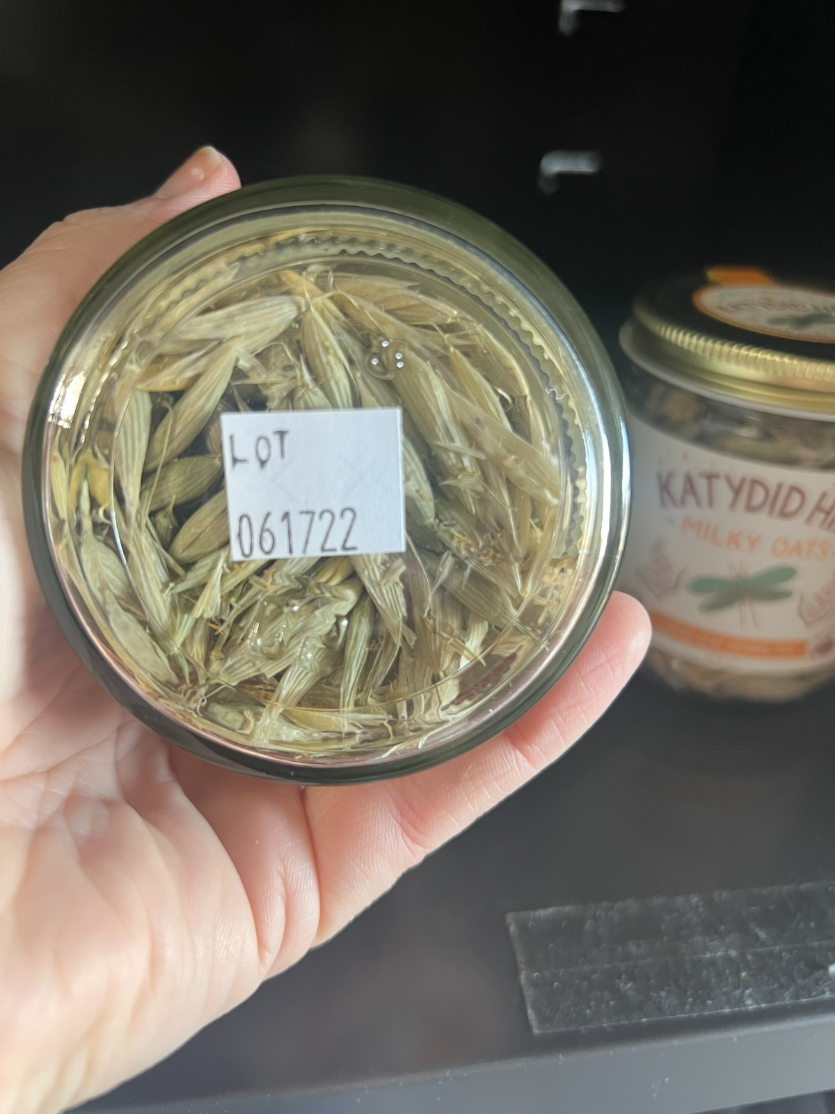 Katydid Hill Milky Oats Herbal Loose Leaf Tea 30g Jar Organic Caffeine Free New