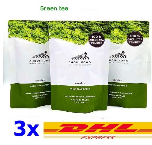 3x Choui Fong Green Tea Powder Real matcha quality tea leaves bakery dessert