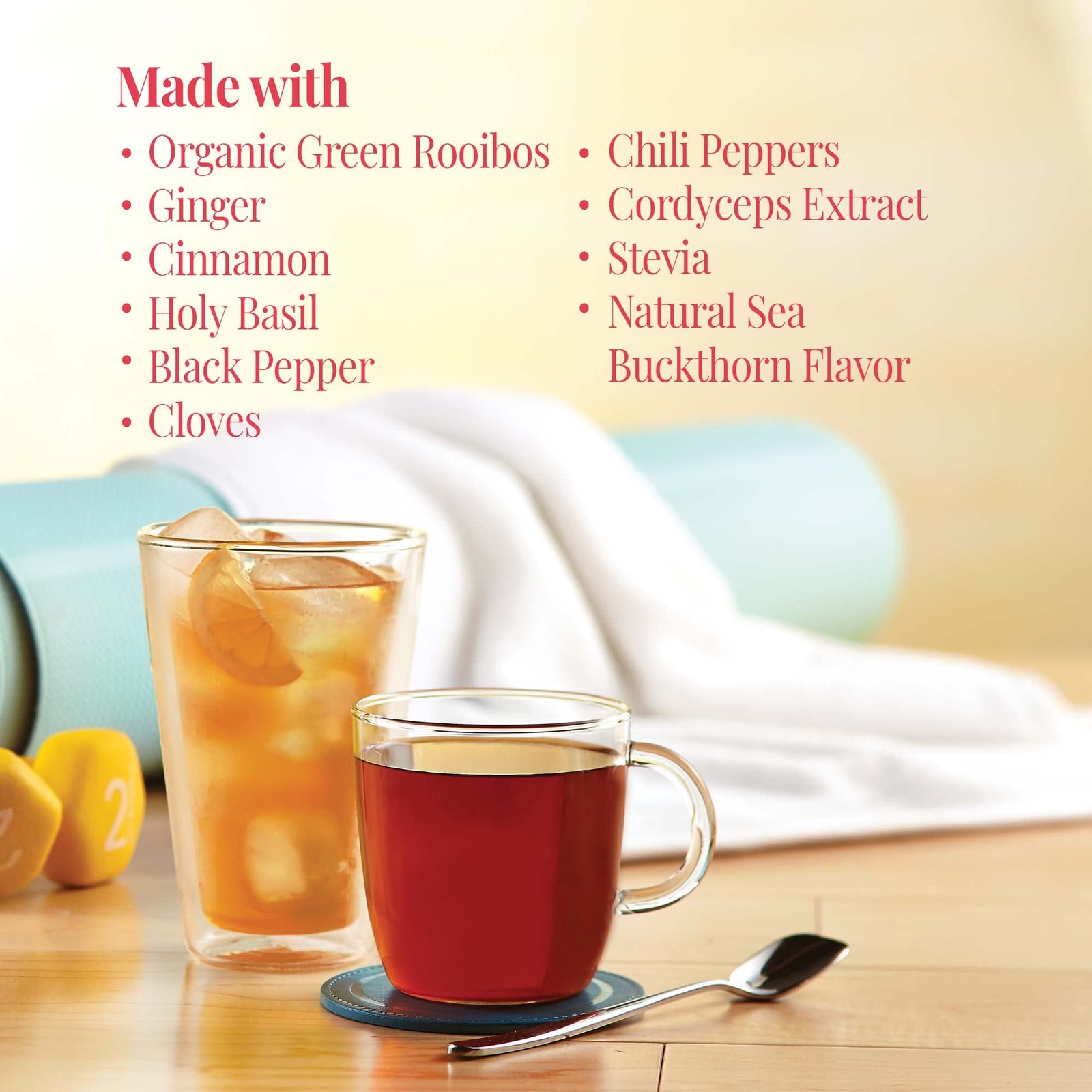 The Republic of Tea Get Burning Herb Tea for Metabolism, 36 Tea Bags