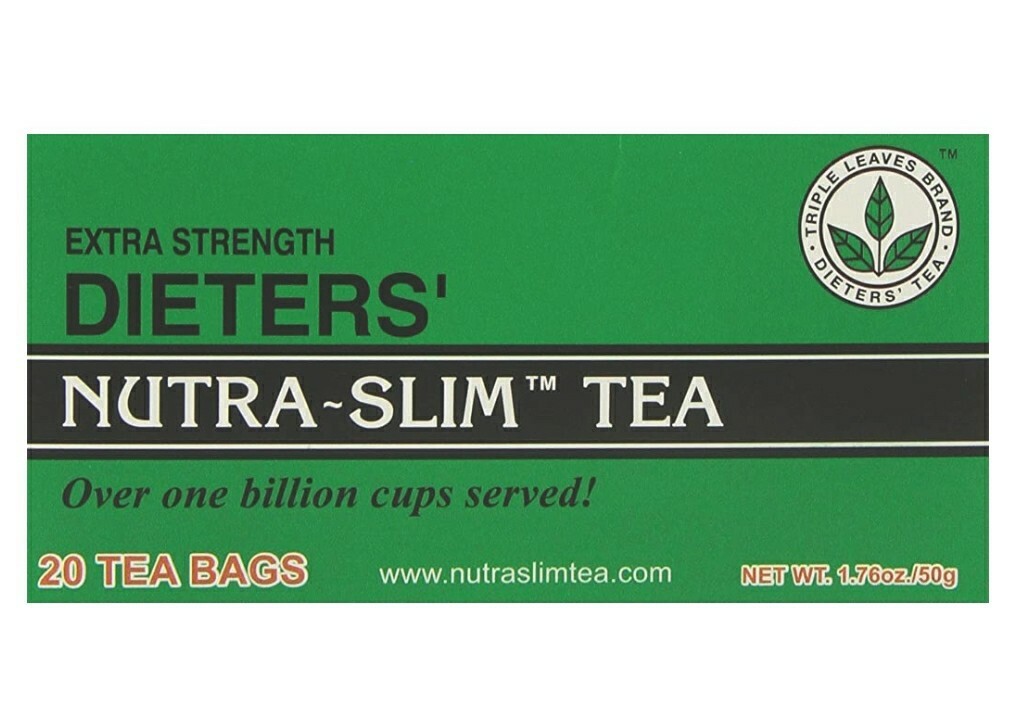 Extra Strength Dieters’ Nutra-Slim Tea Triple Leaves Brand – 20 Tea Bags