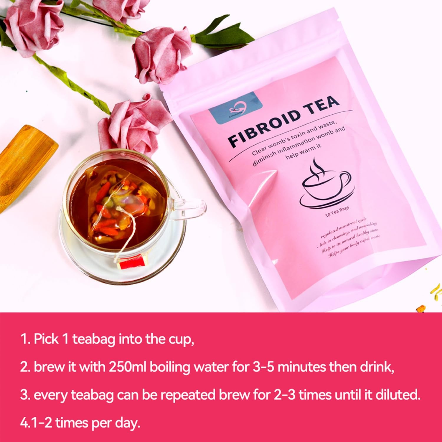 Fibroid & Ovarian Cyst Tea – Detox, Cleanse Womb, Boost Fertility, Pregnancy …