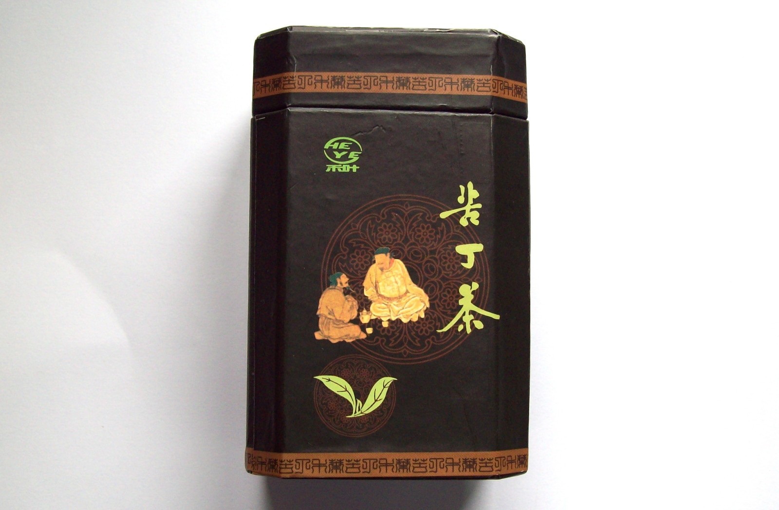 He Ye Tea in Cardboard Box with Sealed Package 2005? Zhejiang Tiantai China