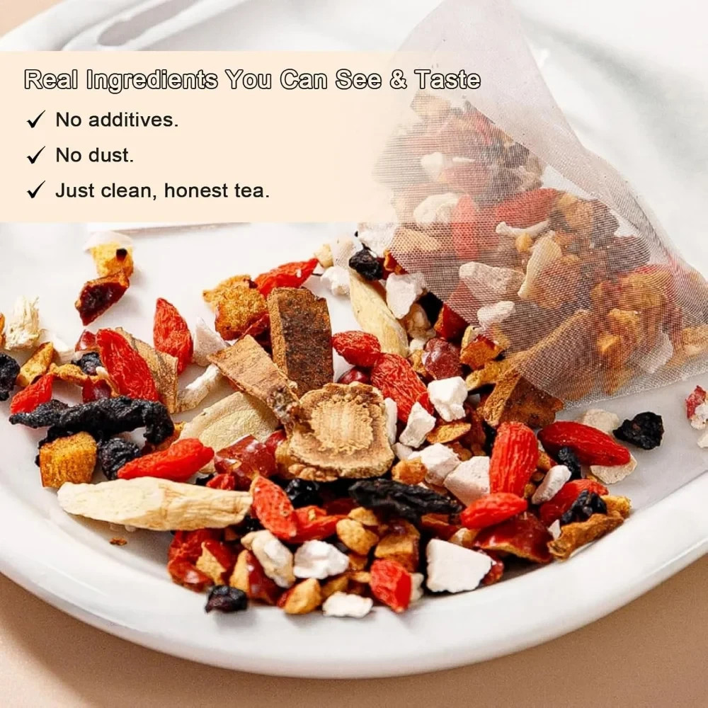 Ginseng Five Treasure Tea – Kidney Cleanse/Detox-40 tea bags-Free Shipping