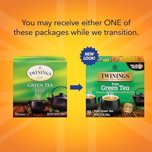 Twinings Green Tea Bags – 50 Count