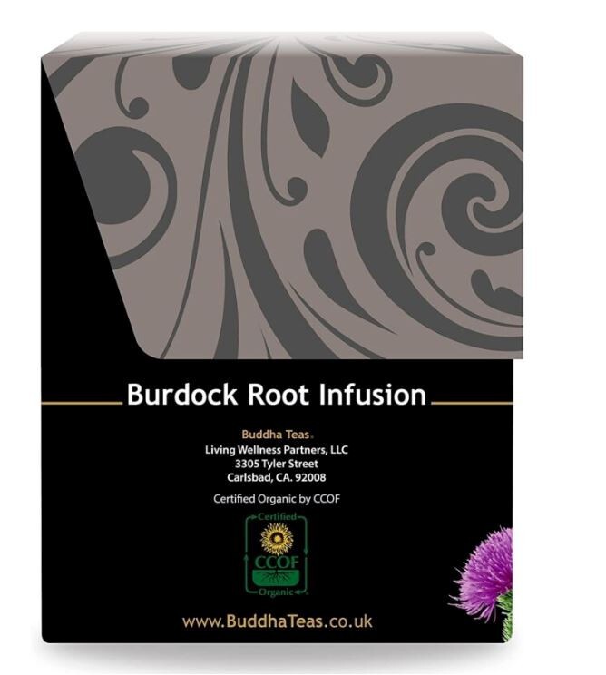 Buddha Teas Organic Burdock Root Tea – USDA Organic 18 bags